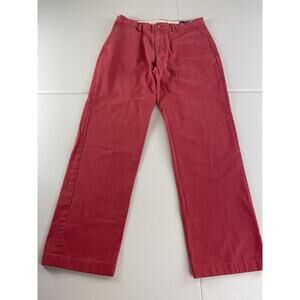 Polo Ralph Lauren Classic Fit Pants Men's 32X34 Coral Pink Khaki Chino Workwear